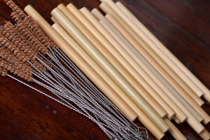 Bambu Pipet 6'lı Set